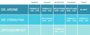 Office Schedule 2017